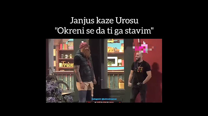 Janjus Urosu "okreni se da ti ga stavim" udario nogom u pozadinu #zadrugauzivo #elitauzivo #janjus