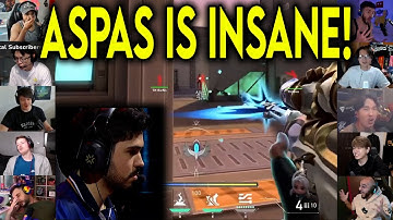 Valorant Streamers Reacts To MIBR Aspas Insane OP 3k Against TH In VCT Champions