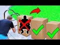 DONT Tackle the Wrong Mystery Box into the Pool of SLIME!!