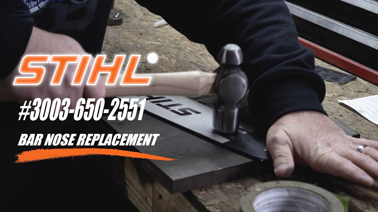 STIHL Bar Nose Replacement. FORESTER Nose Sprocket (aftermarket) YouTube