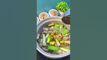 Ốc om chuối đậu ăn kèm bún ngon lắm ạ #food #tuyenanngon #cooking #nauan