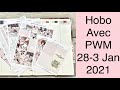 HOBONICHI COUSIN AVEC || Plan with me Weekly memory  28-03 Jan 2021