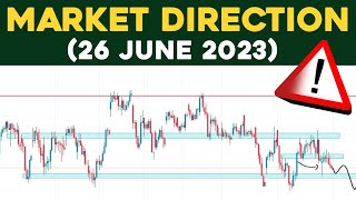 (26 June 2023) Market direction analyse || Bank Nifty || nifty
