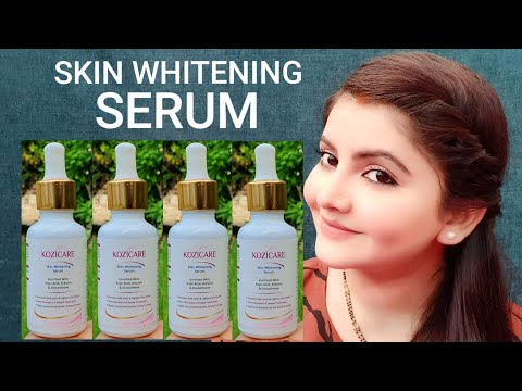 kozicare skin whitening serum review & demo | RARA |