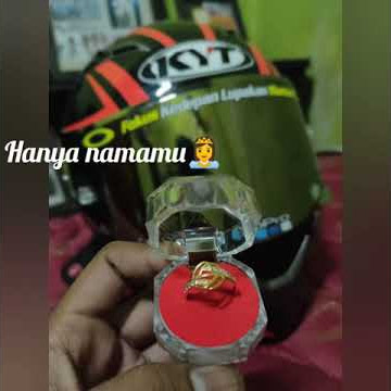 Story wa /udah ku syarati dengan cincin ini/