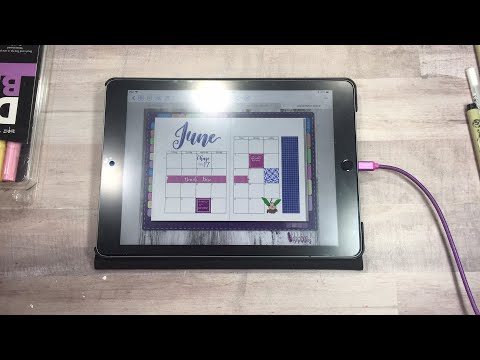 Plan With Me - week 23 bujo burger