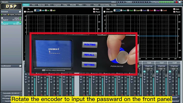 Nuoxun Digital DSP processor Software introduction