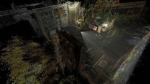 Bedroom Point Cloud - Motion Tracking - Projection - Screen