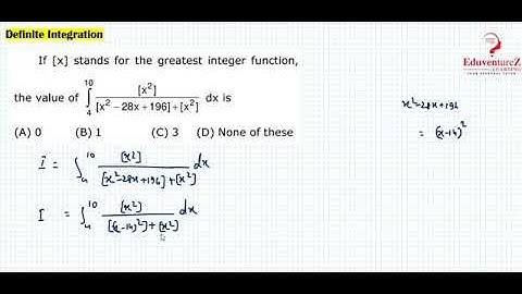 If x stands for the greatest integer function, the value of ∫ 4^10▒〖x^2