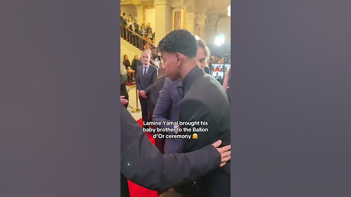 Lamine Yamal’s first Ballon d’Or ceremony 🤩