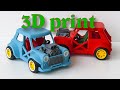 Austin Mini Cooper Twin Turbo Comics Style - 3D Print