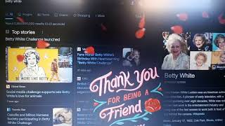 Betty White Birthday Google Video