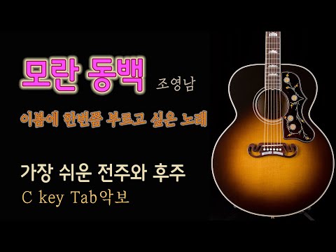 모란동백 (tab) - 조영남