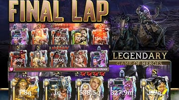 #102 Legendary Game of Heroes #event FINAL LAP #deck #ideas✨ slayer 🔥 slayer #gameplay
