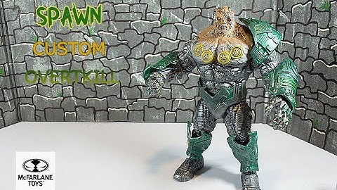 MCFARLANE TOYS CUSTOM PAINTED OVERTKILL action figure review
