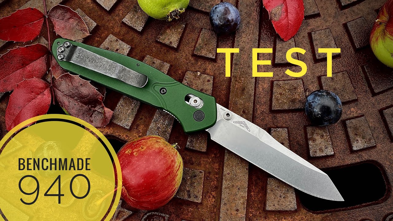 Benchmade 940 тест ножа