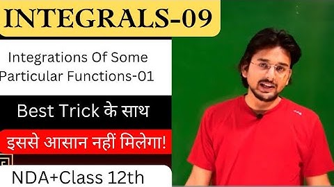 Integrals -08|Integration of fractional function NDA 2023|Pranav Pandey|Calculus