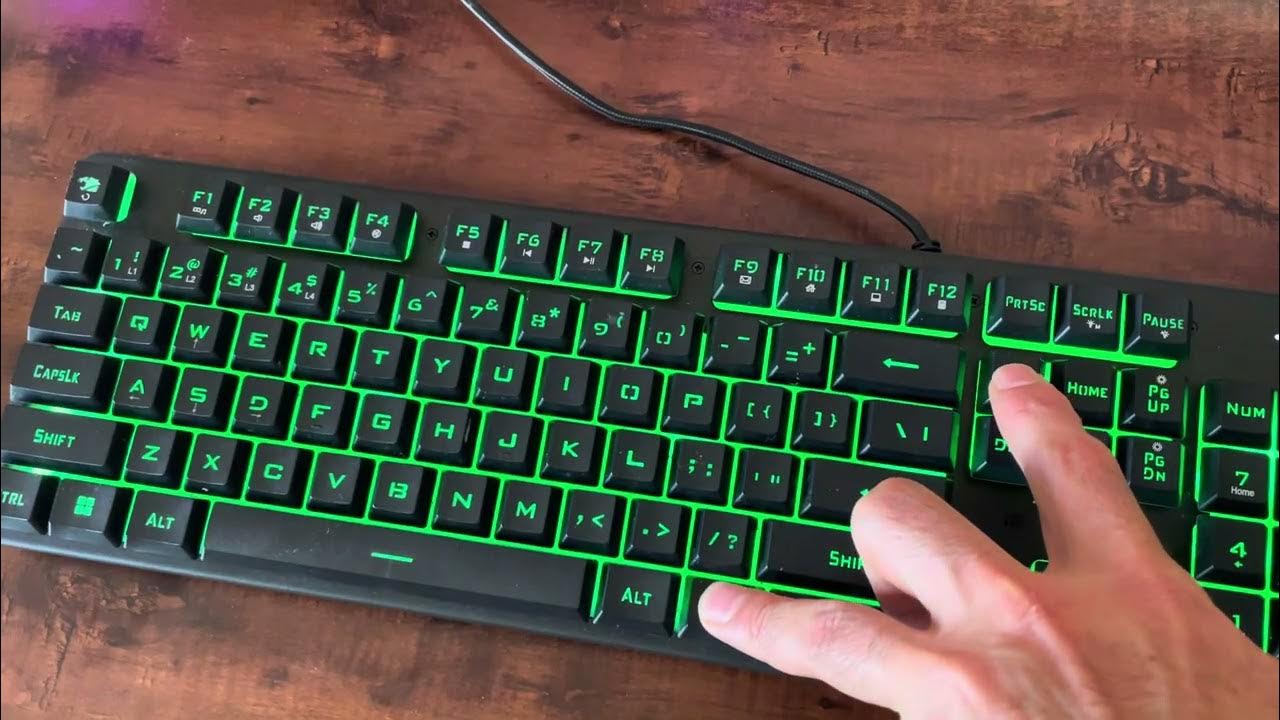 How to change the color of ibuypower gaming keyboard youtube
