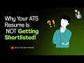 🤔 How ATS Works &amp; Why HR Rejects Your Resume | Simple &amp; Clear Explanation