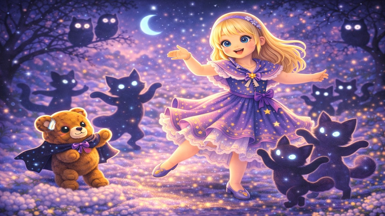 The Shadow That Learned to Dance – Lumi’s Gentle Twilight Magic 🌒🩰✨