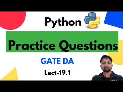 Set GATE practice questions | Lecture 19.1 | Python Complete Course | GATE DA | Puneet Kansal