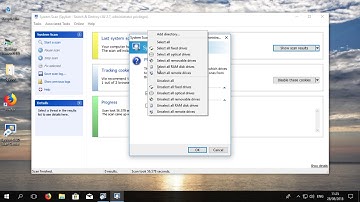 Spybot  : Using Different Scan Options