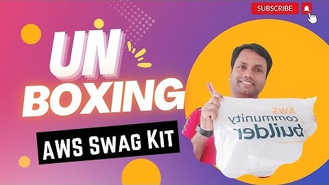 Finally  my AWS Swag Kit arrived ❤️ || AWS SWAG KIT #communitybuilder #amazon #aws #people