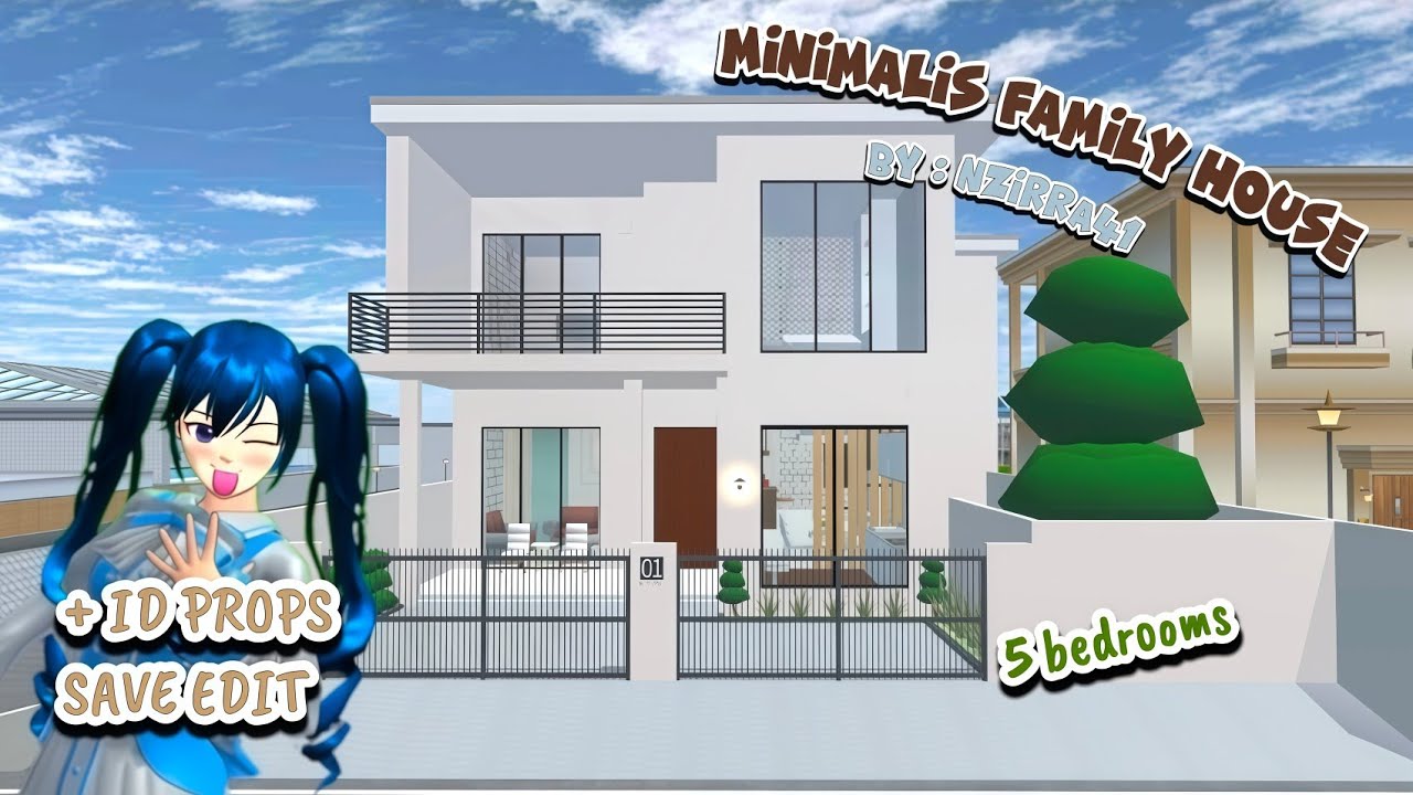 [BAGI BAGI ID] | MINIMALIS FAMILY MODERN || PROPS ID || SAVE & EDIT | ✨️🏡
