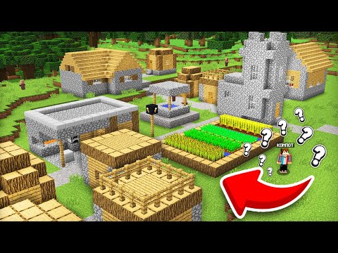 Я СЛУЧАЙНО ПОПАЛ В ЧУЖУЮ ДЕРЕВНЮ ЖИТЕЛЕЙ В МАЙНКРАФТ | Компот Minecraft