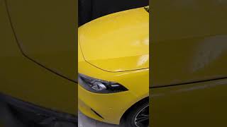 Mercedes-Benz GLA убираем желтые и черные точки(металлические вкрапления)
