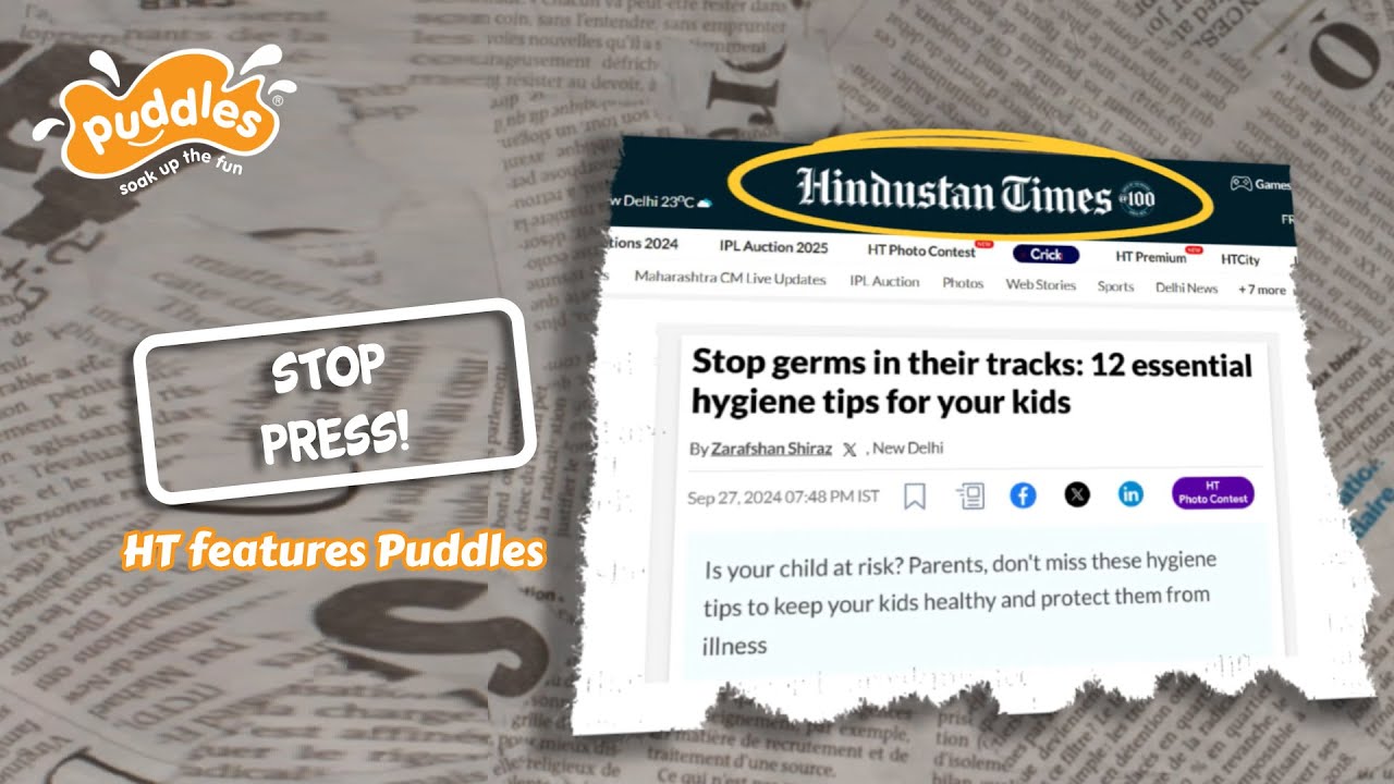 Hindustan Times recognises Puddles | Puddles in the News 