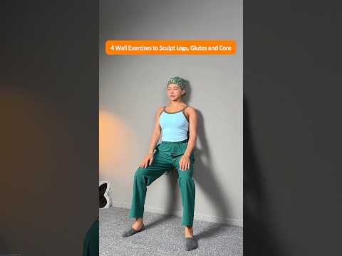 4 Effective Wall Moves at Home to Shape Round Glutes, Toned Legs, a Slim Waist and Defined Back