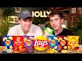 Trying the World&#39;s WEIRDEST Chip Flavours!!