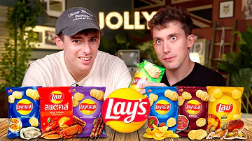 Trying the World's WEIRDEST Chip Flavours!!