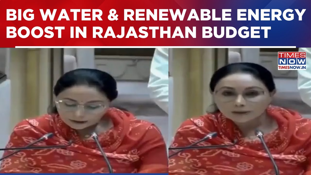 Rajasthan Budget 2026-27: Dy CM Diya Kumari Announces Major Rural Water & Renewable Energy Push