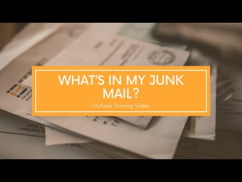 What's In My Junk Mail Folder -Outlook