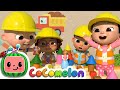 Learn Construction Vehicles Song + @Cocomelon - Nursery Rhymes  & Kids Songs