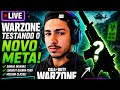 AO VIVO🔥 TESTEI O NOVO META DO WARZONE… TÁ ABSURDO! 😱 WARZONE