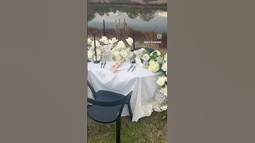 Thumbnail of Modern tablescape? We got you. #roses #florist #hydrangea #modern #flowers #flowershop