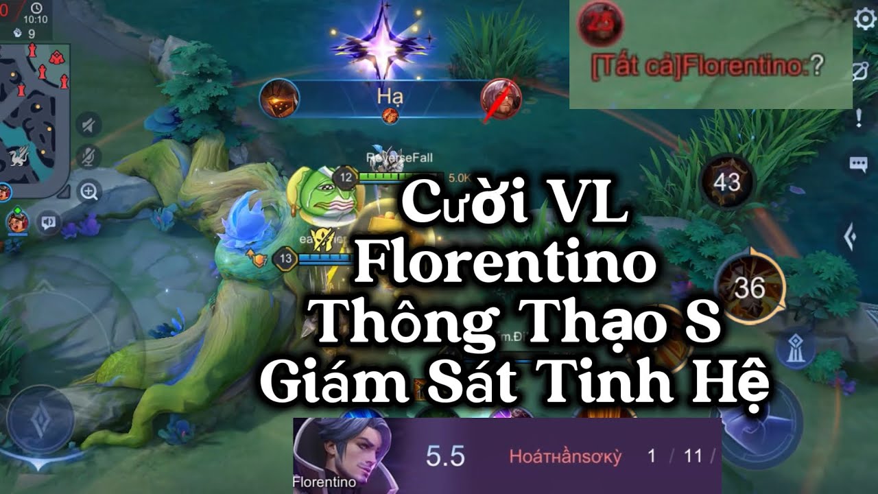 Cười ko nhặt được mồm Flo thông thạo S Giám Sát Tinh Hệ Đấy À | Liên Quân Bựa |