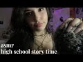 Pea asmr asmr high school storytime  whisper ramble fluffy mic scratching upclose whispers