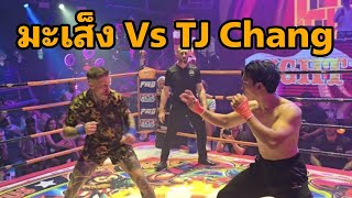 มะเส็ง Vs TJ Chang มวยสากลหมัดเปล่า 3 ยก รายการ Fight Circus