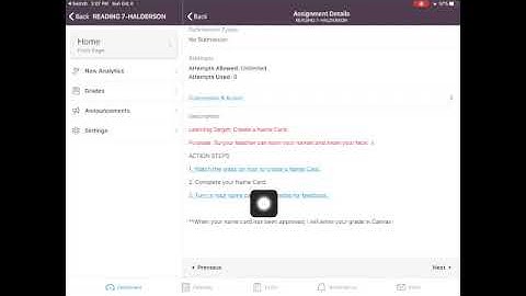 Finding Assignments on Canvas