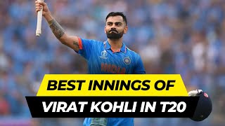 Unlocking Virat Kohli's Legendary T20 Innings