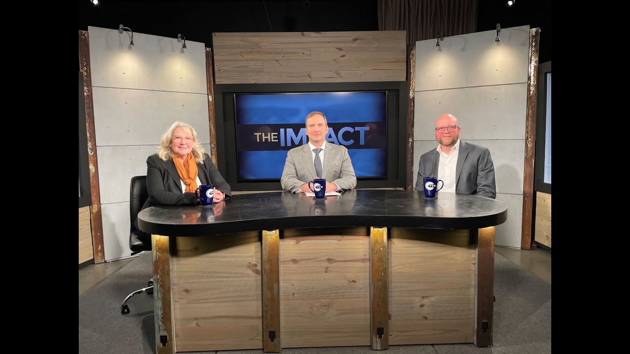 State Auditor Pat McCarthy and SAO’s Director of Performance and IT Audit Scott Frank interview