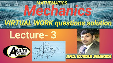 Solution of two parameters in virtual work questions
