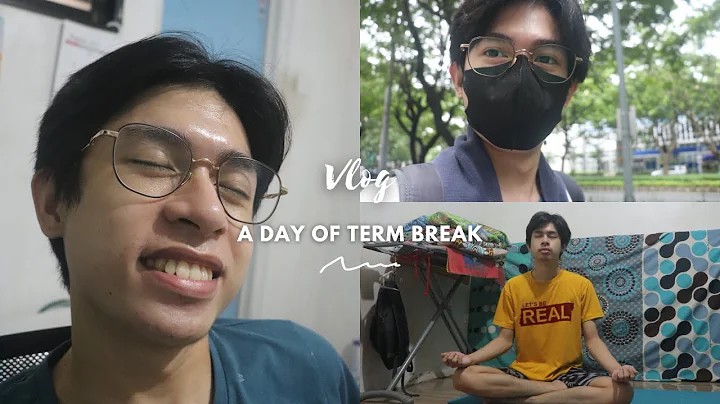 first day of term break, meditating, cleaning at h...