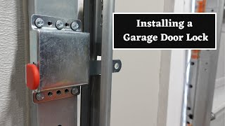 How to Install a Garage Door Lock || PrimeLine Indoor Sliding Deadlock