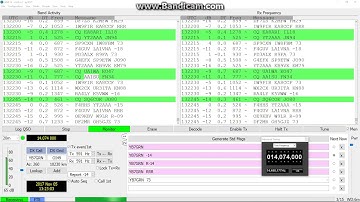 FT8 Successful decoding & very long distance signals - 05/11/2017