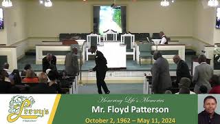 Mr. Floyd 'Cheez' Patterson - May 19, 2024- Leevy's Funeral Home